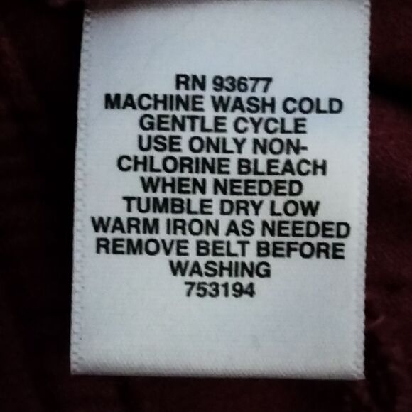 New without tags "Liz Claiborne" woman's corturoy pants - Picture 10 of 10